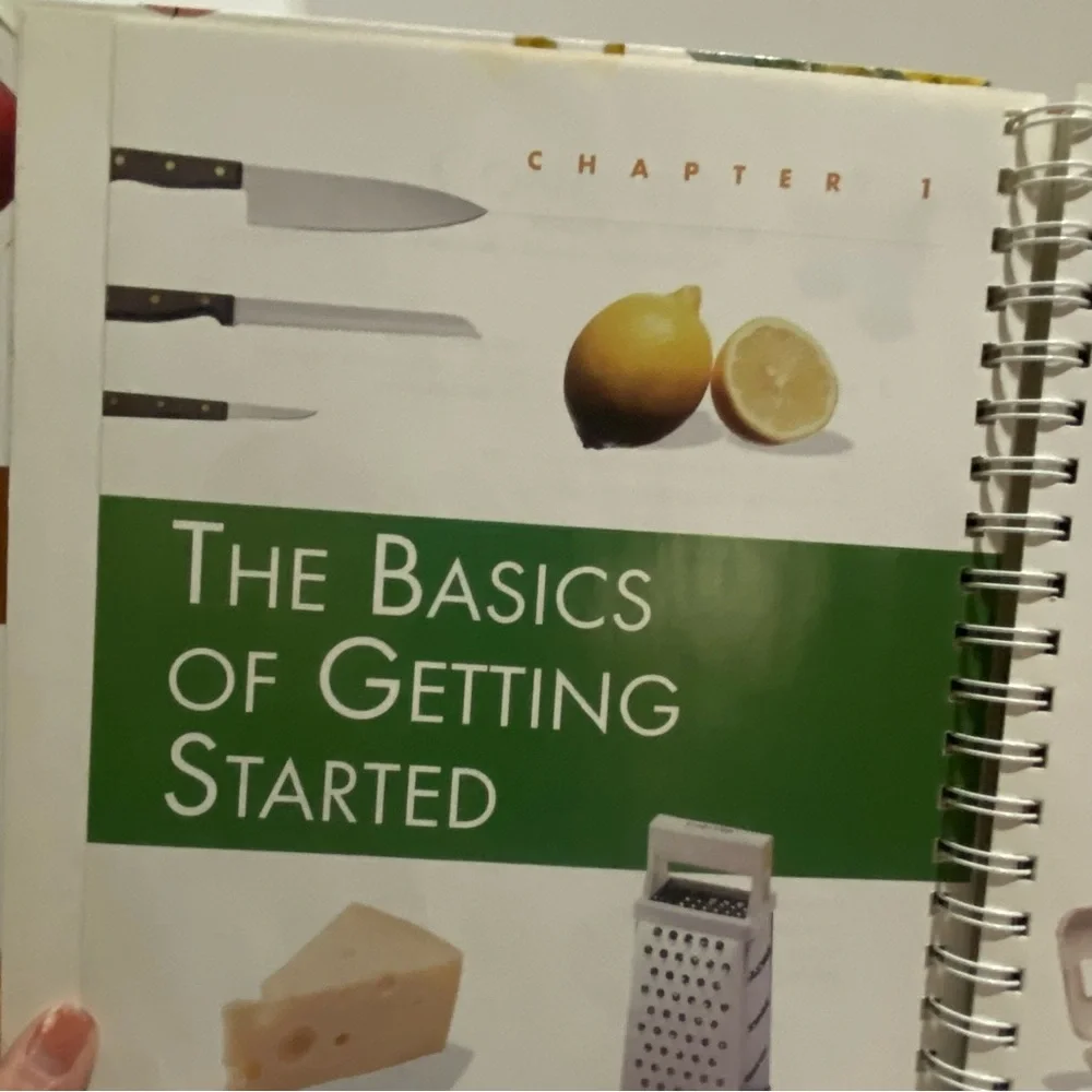 Betty Crocker's Cooking Basics 1998 1st Edition Spiral Cookbook Learning to Cook